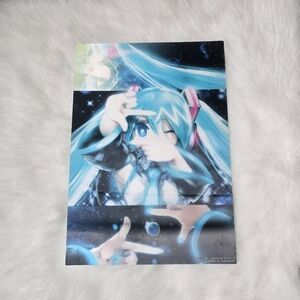 Hatsune Miku 3D Poster Illustrated By Kei Happy KUJI FamilyMart limited